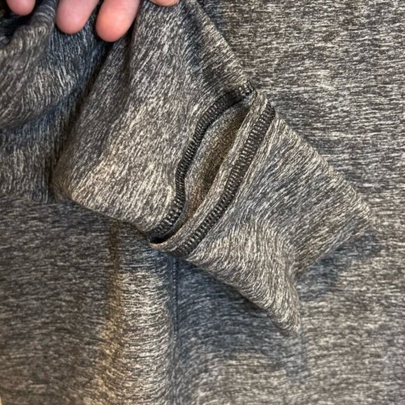 Lululemon Run Your Heart Out Pullover (First Release) Heathered Black - Picture 14 of 16